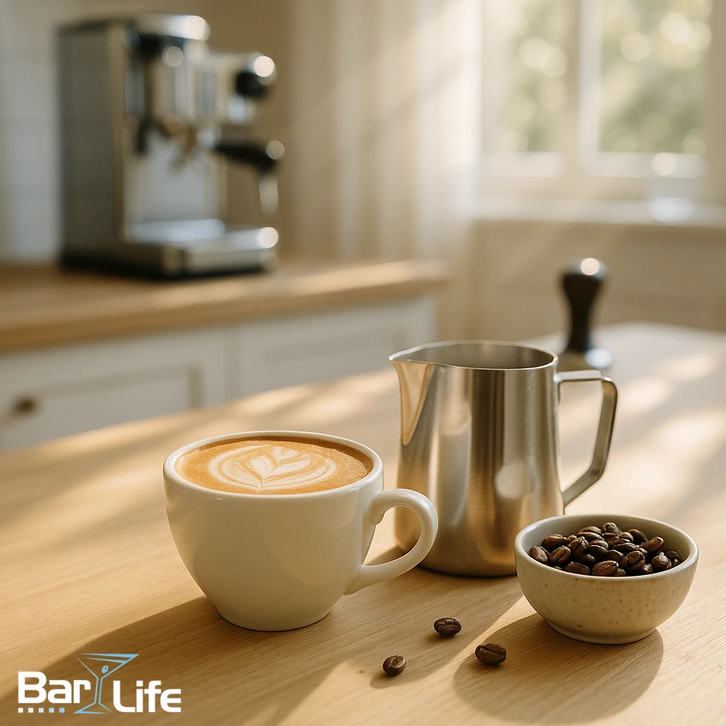 espresso hemma, cappuccino recept, latte recept, brygga kaffe hemma, kaffemaskin tips, bästa kaffekvarn, mjölkskummare, latte art hemma, kaffebönor arabica, robusta kaffe, kaffeutrustning, hemmabarista, kafferecept