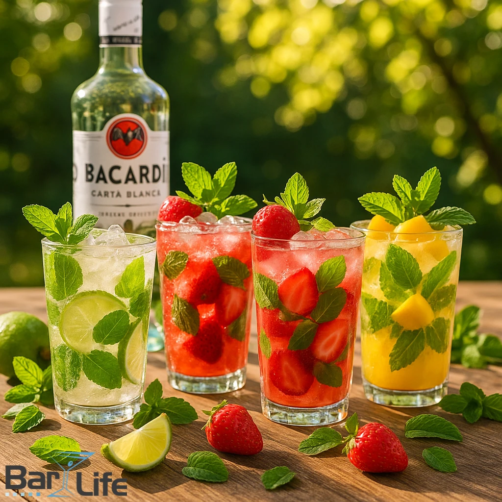 mojito recept, mojito varianter, klassisk mojito, jordgubbsmojito, hallon mojito, mango mojito, ingefärsmojito, alkoholfri mojito, virgin mojito, sommar drinkar, kubansk cocktail, mojito med rom, mojito utan alkohol, bästa mojito recept, drinkar till somm