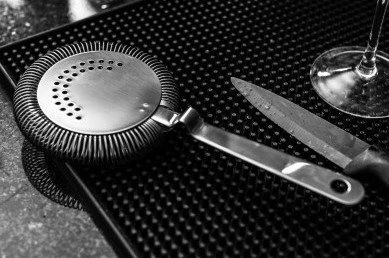 En flot hawthorne strainer