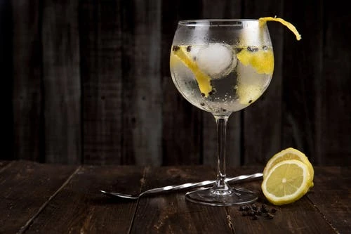 Ett exempel på en gin och tonic